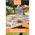 İstisna 50 Adet Kalp Temalı 13x25 Cm Kendinden Yapışkanlı Opp Poşet