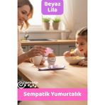 İstisna Afacan Sevimli Yumurtalık Çocuk Beslenme Eğitimine Destek Sempatik Çocuk Yumurtalığı - Beyaz