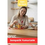 İstisna Sarı Kırmızı Afacan Sevimli Yumurtalık Çocuk Beslenme Eğitimine Destek Sempatik Çocuk Yumurtalığı - Sarı - Kırmızı - Mavi