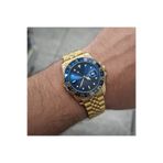 İSTLİV Erkek Çelik Kasa Mavi Renk Ekran Rolex Modeli Kol Saati