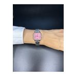 İSTLİV Minimal Gümüş Renk Pembe Kadran Kadın Kol Saati