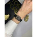 İSTLİV Minimal Kare Siyah Kadran Rose Gold Kasa Kadın Kol Saati