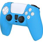 İstoc Trend Sony Dobe Playstation 5 Uyumlu Dualsense Gamepad Slikon Koruyucu Set, Ps5 Slikon Kılıf-mavi