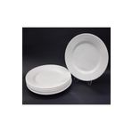 İstoç Türk 12 Adet Beyaz Melamin Tatlı,pasta Servis Tabağı 21cm Sığ Tabak es-2021--11--03--01