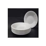 İstoç Türk es-2021-11-03-28 12 Adet 18x3 cm Beyaz Çukur Yemek Kabı