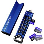 Istorage Datashur Sd, Çıkarılabilir Istorage Microsd Kartlarla Şifrelenmiş USB Flash Sürücü (Ayrı Satılır), Parola Korumalı, Güvenli Işbirliği, Fıps Uyumlu