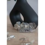 İstoria Bridal Metalik Pin Toka, Düğün-Nişan Saç Aksesuarı, Gümüş Gelin Tacı