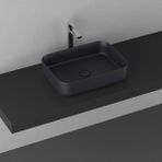 Isvea Infinity 50 cm Antrasit Tezgahüstü Lavabo