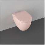 İsvea Infinity Asma Klozet + Yavaş kapanan Duroplast Kapak Somon Renk 10NF02002-40KF0541I-S - beyaz