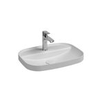 Isvea Infinity Inset Batarya Delikli Lavabo 55 cm Mat Beyaz