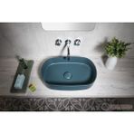 Isvea Infinity Petrol Yeşili Oval Lavabo 55X36 cm - Mat Yeşil