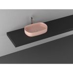 Isvea Infinity Tezgah Üzeri Lavabo 55 cm Somon Extra Dekorsuz Deliks 10NF65055 - YOK