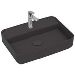Isvea Infinity Tezgah Üzeri Lavabo 55cm Antrasit