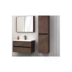 İsvea Isvea Trio+ Çift Çekmeceli 80 cm Banyo Dolap Seti 24TPS776080I