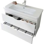 Isvea Neo Beyaz 100 CM Lavabo Dolabı
