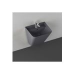 Isvea Sott Aqua 50 cm Antrasit Asma Monoblok Lavabo