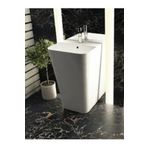 Isvea Sott Aqua 50x42x84 cm Beyaz Monoblok Lavabo