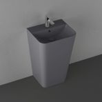 Isvea Sott Aqua Antrasit 50 cm Monoblok Lavabo