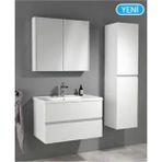 Isvea Trio+ Banyo Dolabı- Çift Çekmeceli - 100 cm - Beyaz