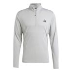 IT5441 TR-ES 1I4ZIP Gri Erkek Fermuarlı Yaka Regular Fit Sweatshirt