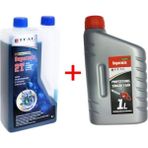 İtal Motorlu Testere Yağ Seti Maksi 1 Litre Süpermix 2 Zamanlı ve Zincir Yağı ile Mükemmel Yağlama