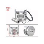 İtal/Çin 178F 7 hp dizel Piston Segman/sekman Komple +0.50 Mm