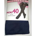 Italiana Kız Çocuk Lacivert Külotlu Çorap Mikro 40 - 11 - 13 Yaş