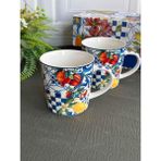 Italy Garden 2'li Porselen Kupa - 2 Adet - 350 ml