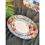 Italy Garden Oval Sunum Tabak 2'li - 200 ml - Çok Renkli