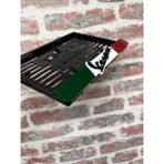 Italy Vespa Pleksi Motor Plakalığı - 0 - Siyah