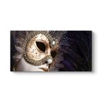 İtalya Venedik Maske Tablosu 60 x 30