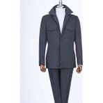 Italyan Stil Erkek Ceket Pantolon Spor Takım Elbise Gri T13275 - 50