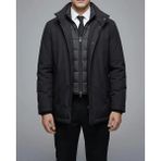 Italyan Stil Slim Fit Erkek Şişme Mont Siyah T14782 - 3XL