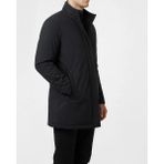 Italyan Stil Slim Fit Gizli Kapüşonlu Erkek Mont Siyah T15115 - 3XL