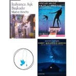 Italyanca Aşk Başkadır Maeve Binchy + Mutlu Prens + Kuzey Işıklarının Şarkısı + Uçan Kuş Ayraç (Bu Set Yeni ve Eski Kitaplardan Oluşmaktadır)