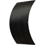 iTECH SOLAR 150 W ETFE Esnek Third Cut (16 BB TOPCon) Mekanik Dayanımı Yüksek ( Üzerinde Yürünebilen - Ultra Esnek) Güneş Paneli - Black Seri - Siyah
