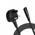 iTechCover 3 Pin UK Şebeke Adaptörü/Güç AC Kablo Kablosu TEKNİKLERİ ile Uyumlu Döner Tabla Kayıt Oynatıcı SL-BD22 SL-B270U SL-QD2 / (1 m / 3,3 ft)