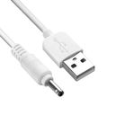 iTechCover® USB Kablosu Şarj Kablosu Şarj Kablosu Şarj Aleti Güç Kablosu Lovehoney Seyahat Mini Sihirli Sopa Masaj Aleti / 100 cm / (22AWG) 5 V 2 A / Beyaz