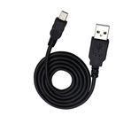 iTechCover® USB Kablosu Şarj Kablosu/Şarj Cihazı Güç Kablosu SONY Xperia E Tekli TABLET/Siyah / (1 m / 3,3 ft) ile Uyumlu