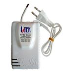 İtek NYS Doğal Gaz Alarm Dedektörü - Sesli ve Işıklı Uyarı, Ev Kullanımı için 220V, Beyaz