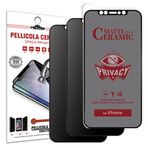 iTemizer 2 x gizlilik folyosu, iPhone 13/13Pro/14 için, mat folyo, iPhone 13/13Pro/14 için, casus önleyici, 9H ekran koruyucu, mat cam, mat, seramik, parmak izi bırakmaz, tüm modeller. 2 adet
