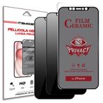 iTemizer iPhone 15 Pro Max için 2 x gizlilik folyosu, iPhone 15 Pro MaxAnti-Spy parlak folyo, 9H parlak cam, şeffaf, seramik, tüm modeller, 2 adet