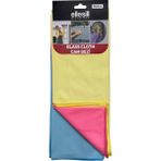 Ithal 3'lü Premium Mikrofiber Cam Bezi ve Ayna Bezi 50X40CM