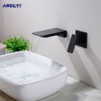 İthal Faucet Banyo Lavabo Bataryası Ankastre Siyah Set Yeni Sıva Altı Dahil Set 7 Yıl Garantili İthal