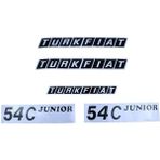 İTHAL Fiat 54C Junior Traktör Yan Yazı Takımı - 1