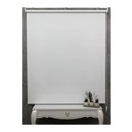 İthal Kalın Zebra Stor Güneşlik Perde Etek Düz Alüminyum Kasa Metal Ayak kalınbeyaz, Beyaz, 220 x 260