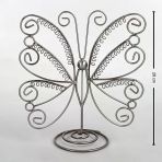 İthal Metal Gri Renk 26X28cm Küpe Standı