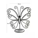 İthal Metal Siyah Renk 26X28cm Küpe Standı