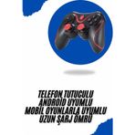 İthalat® Joystik Gamepad Bluetooth Telefon Tutucu Oyun Kolu Telefon Android Uyumlu