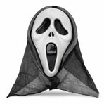 İthalat® Kapşonlu Çığlık Maskesi Scream Maskesi - Hayalet Maskesi 33X21 Cm